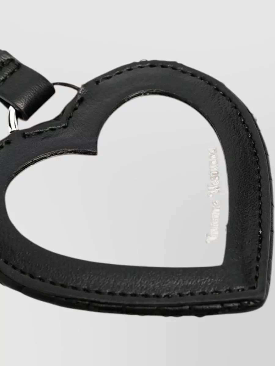Vivienne Westwood Quilted Heart Mirror Charm