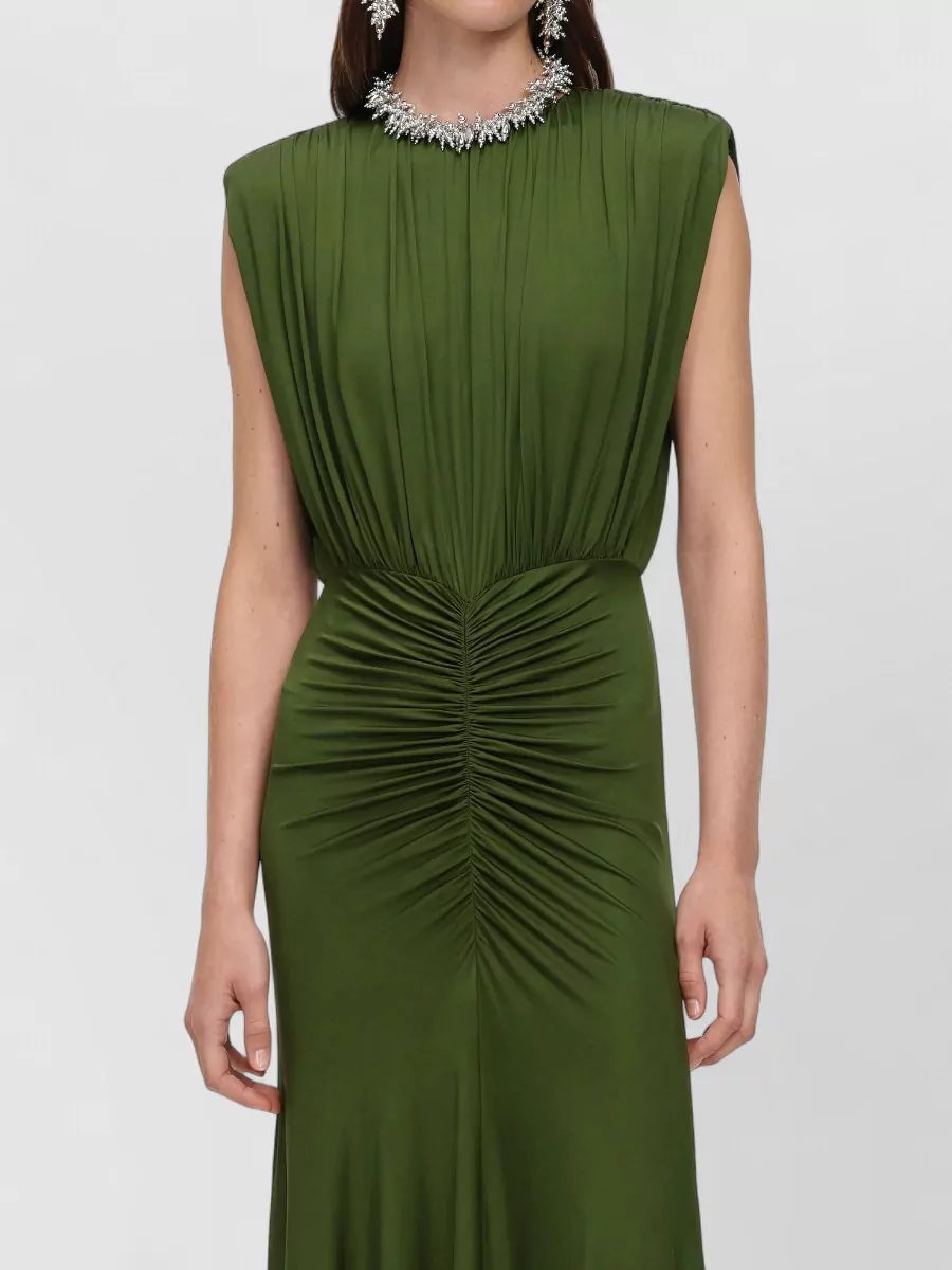 Self-Portrait Gathered Maxi Dress