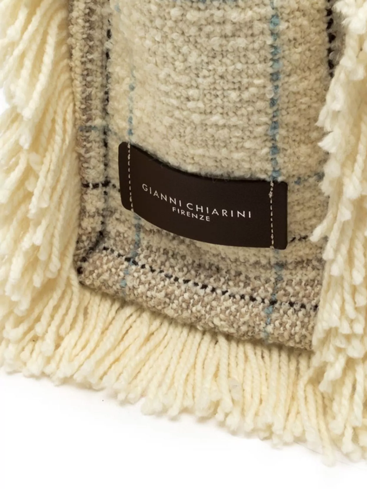 Gianni Chiarini Marcella Tote Bag Plaid Pattern