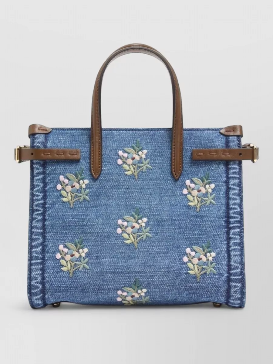 Valentino Garavani Antibes Small Denim Tote Bag