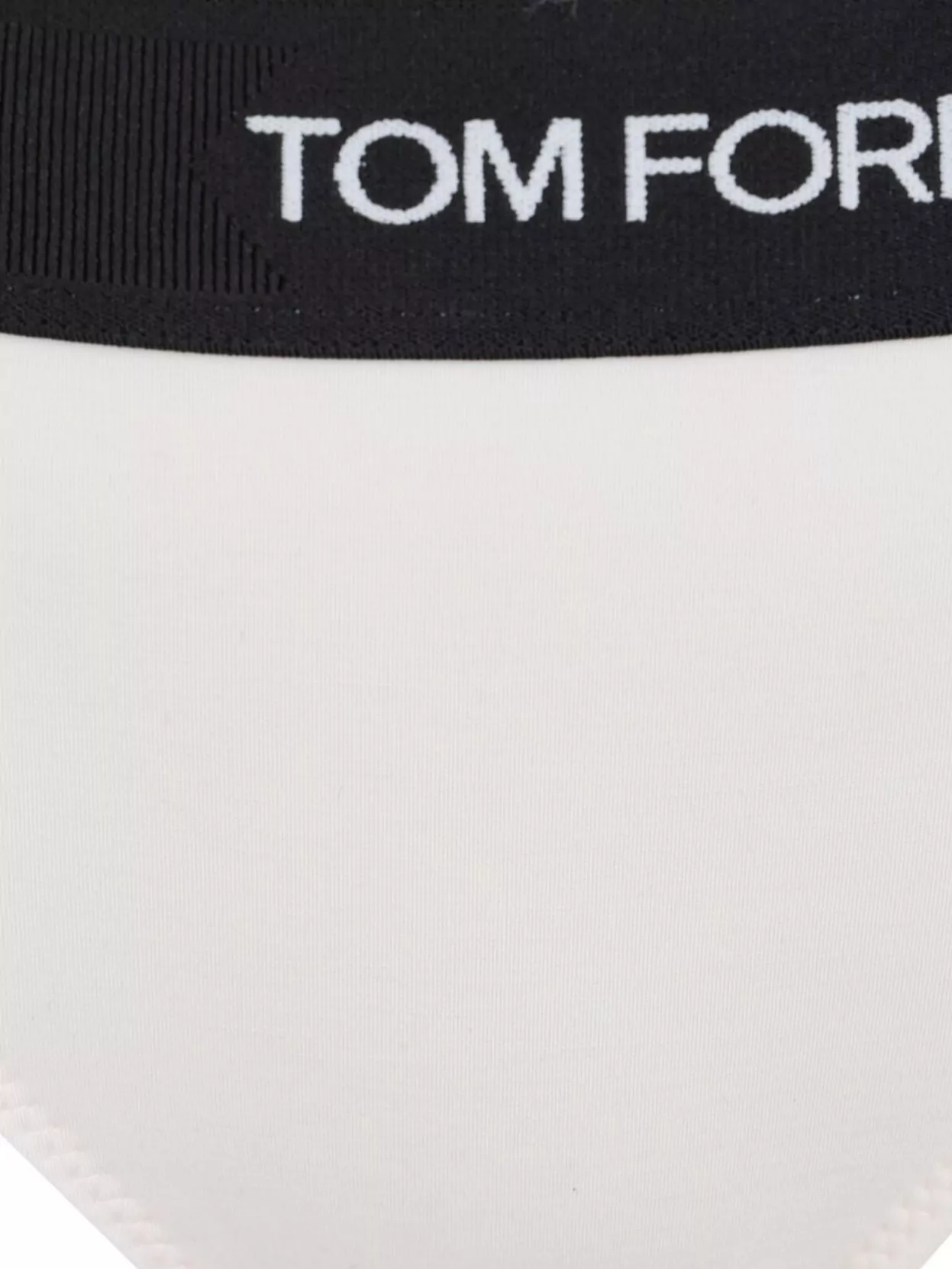 Tom Ford Seamless Elastic Waistband Panties In White