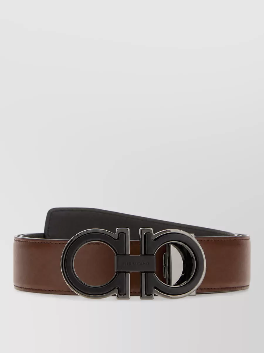 Ferragamo leather reversible belt
