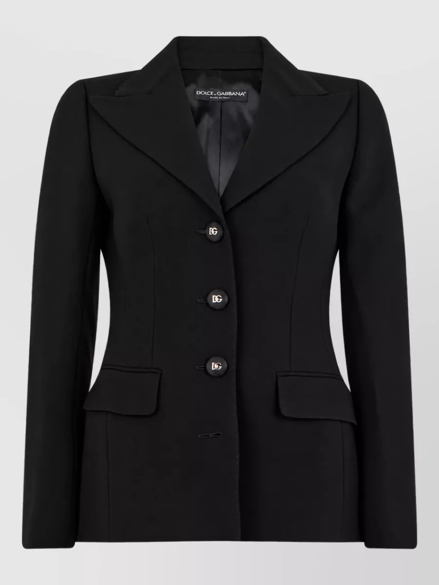 Dolce&Gabbana virgin wool tailored suit jacket