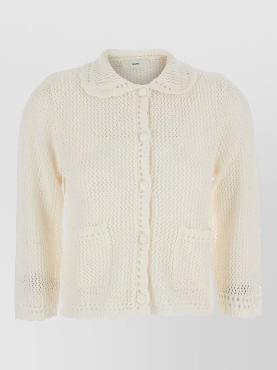 Dunst linen blend cardigan