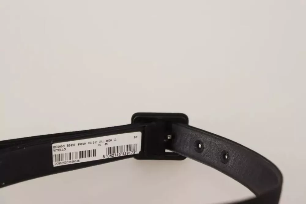 Dolce&Gabbana Leather Logo Buckle Belt
