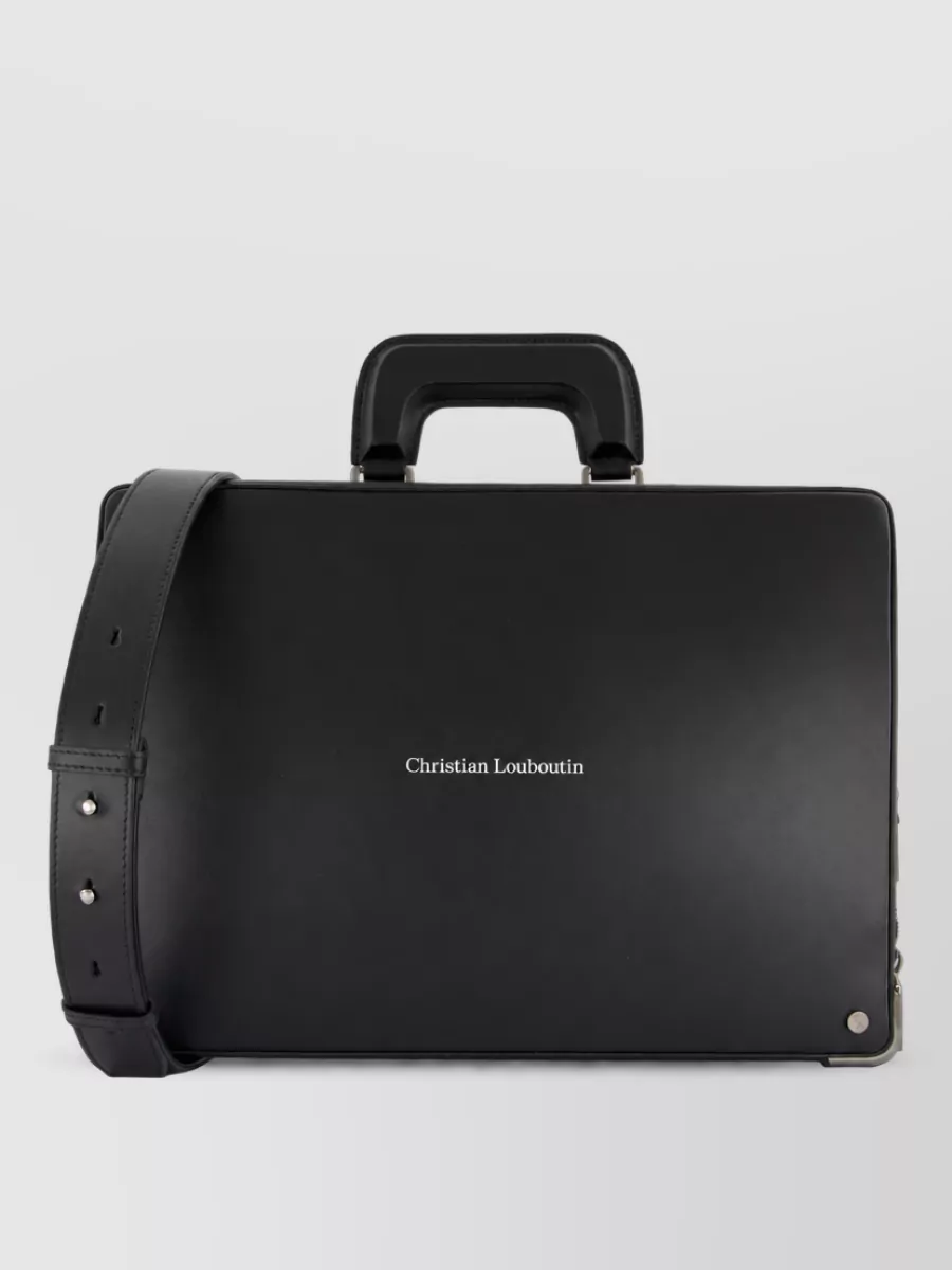 Christian Louboutin leather briefcase