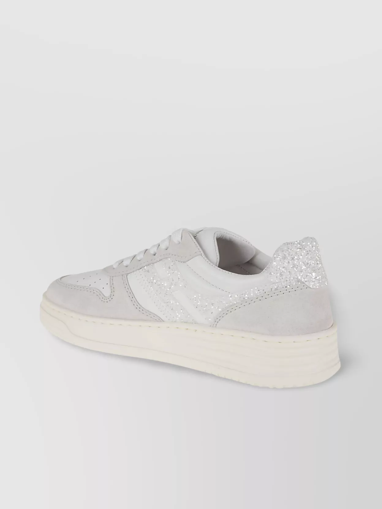 Hogan High-Top Sneakers Featuring Glitter Detail