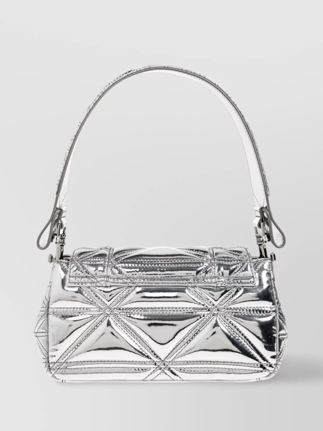 Vivienne Westwood Quilted Chain Shoulder Bag With Metallic Finish