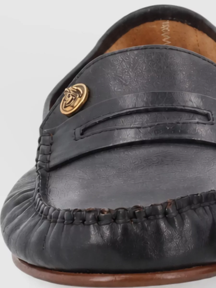 Versace Leather Loafers