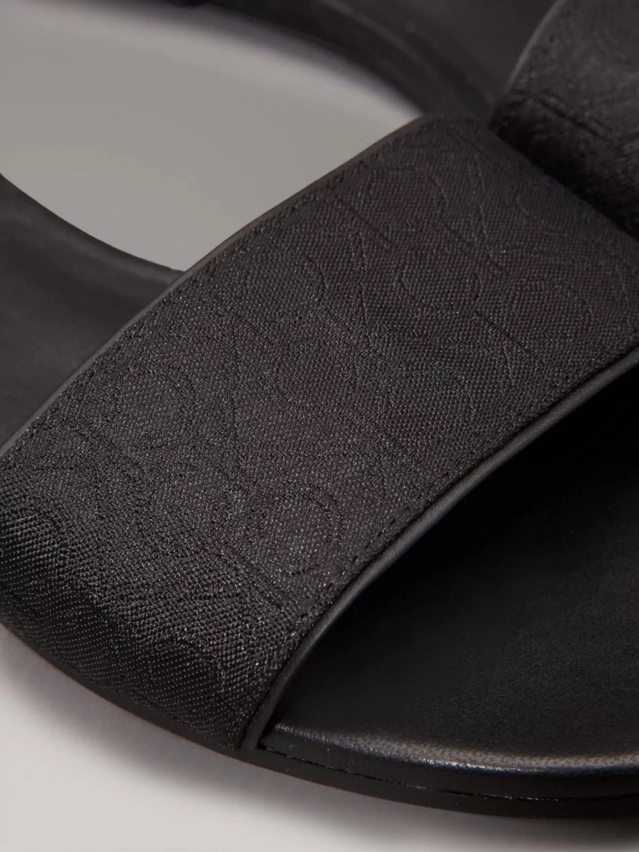 Calvin Klein Slide Sandals With Flat Sole And Open Toe