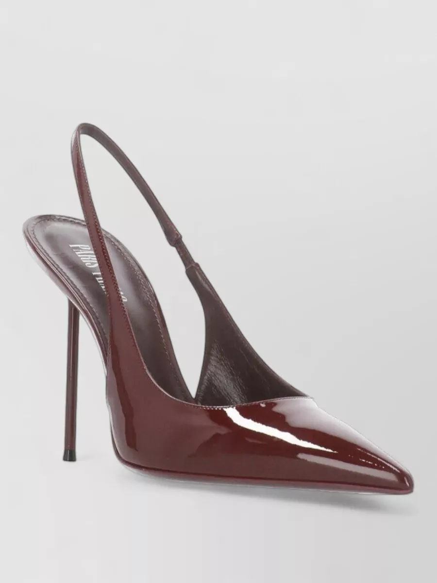 Paris Texas Leather slingback pumps