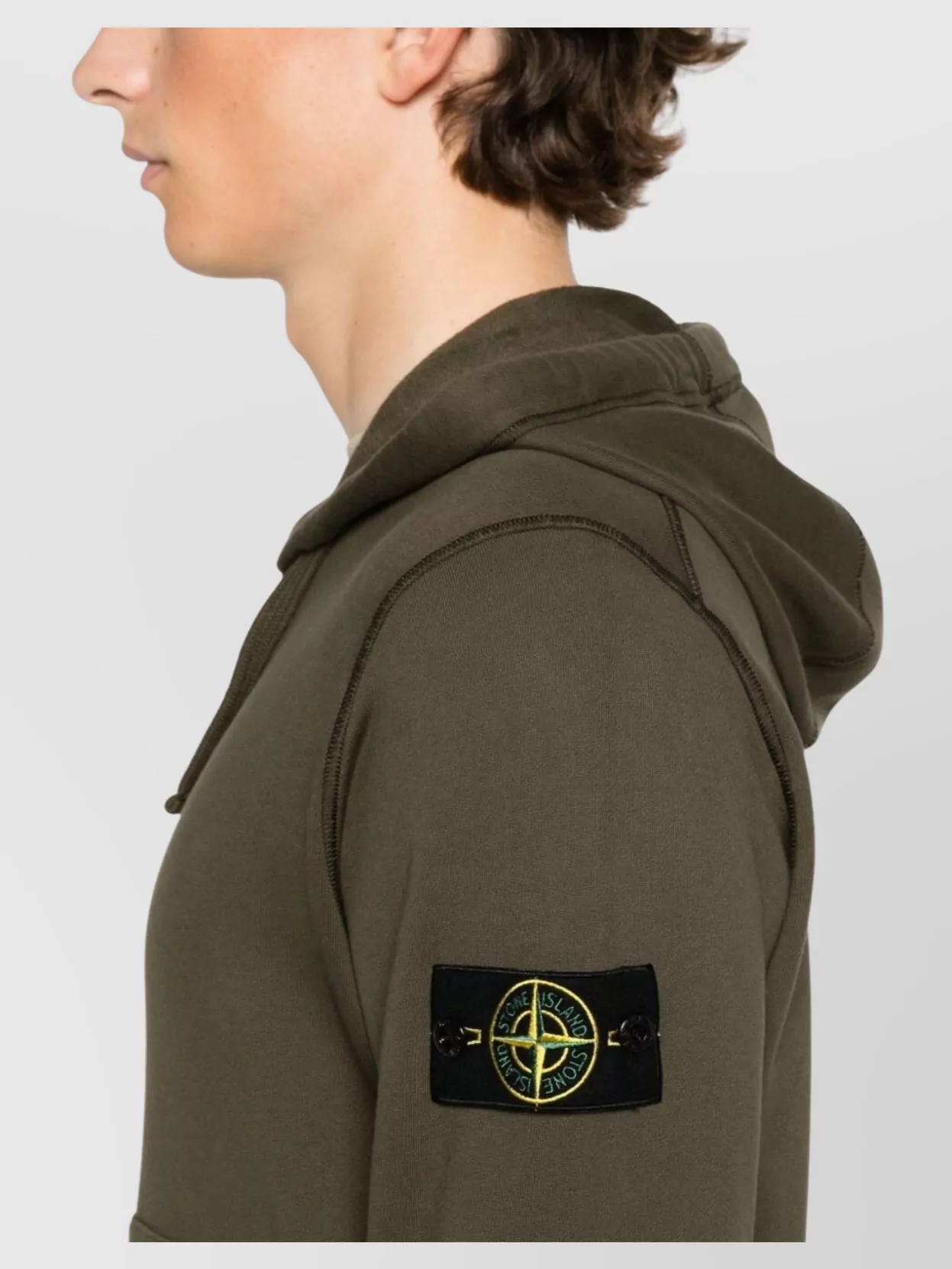 Stone Island Drawstring Hood Hooded Sweater