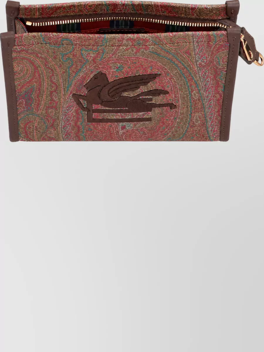 Etro Arnica Leather Mini Pouch