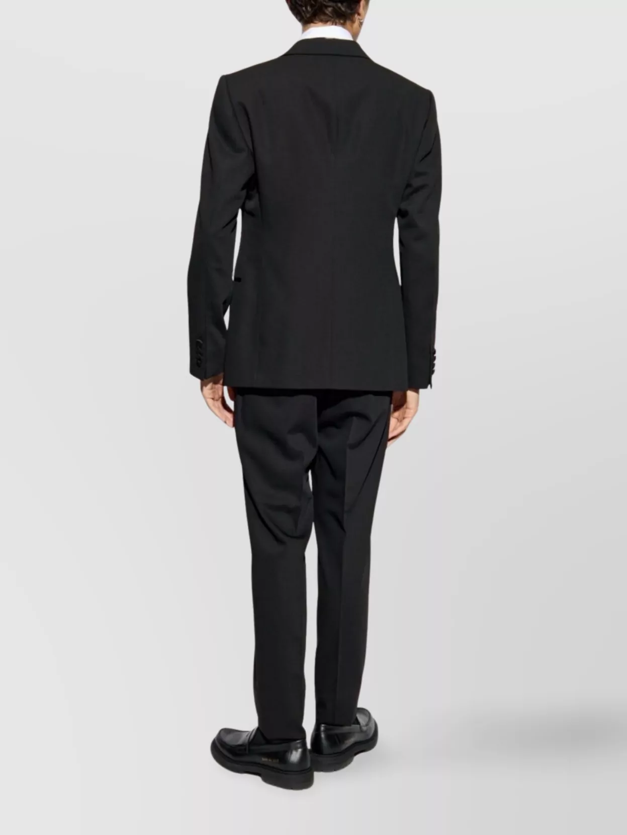 Emporio Armani Tuxedo Suit Wool Peak Lapels