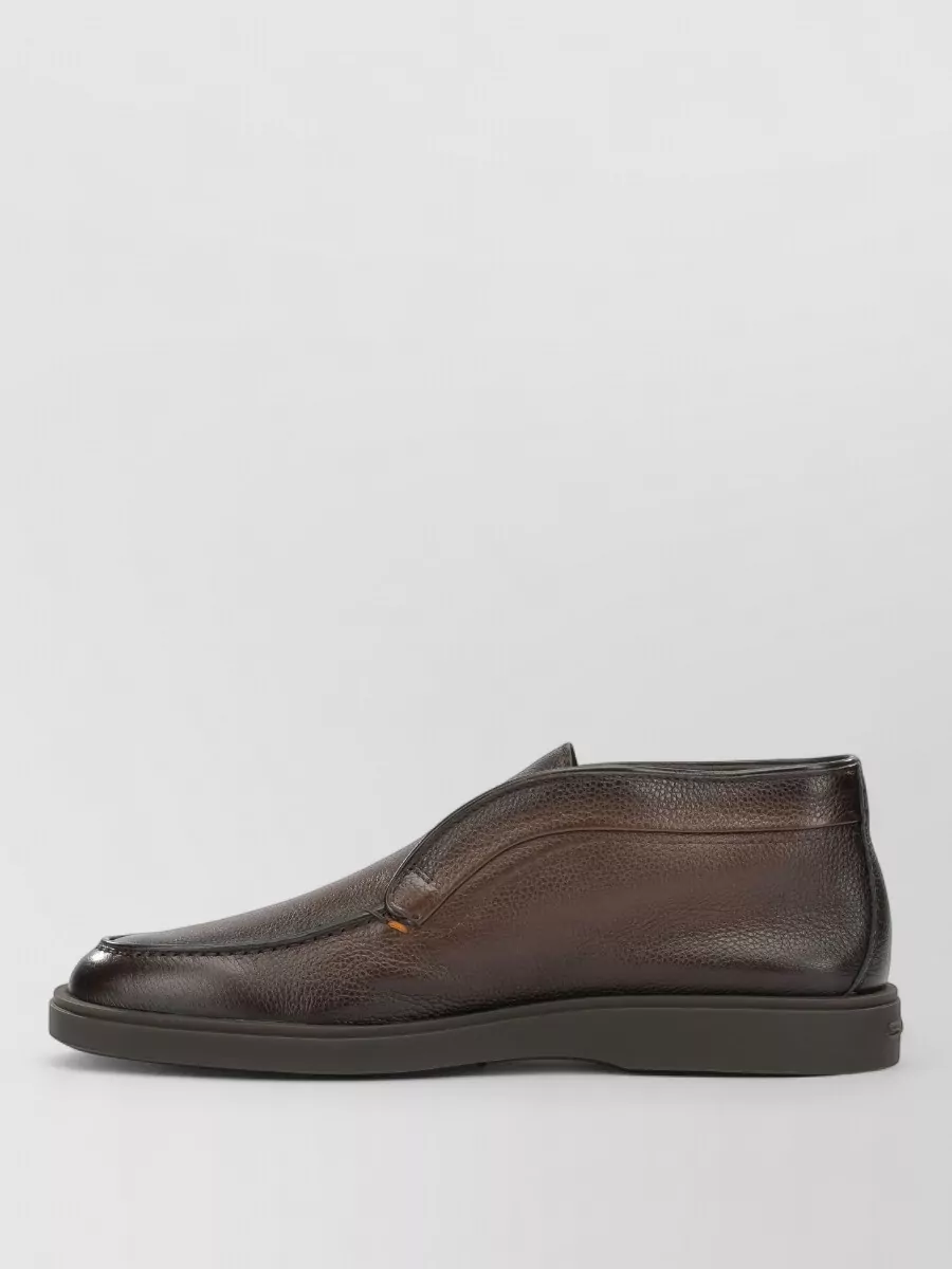 Santoni Leather Loafers
