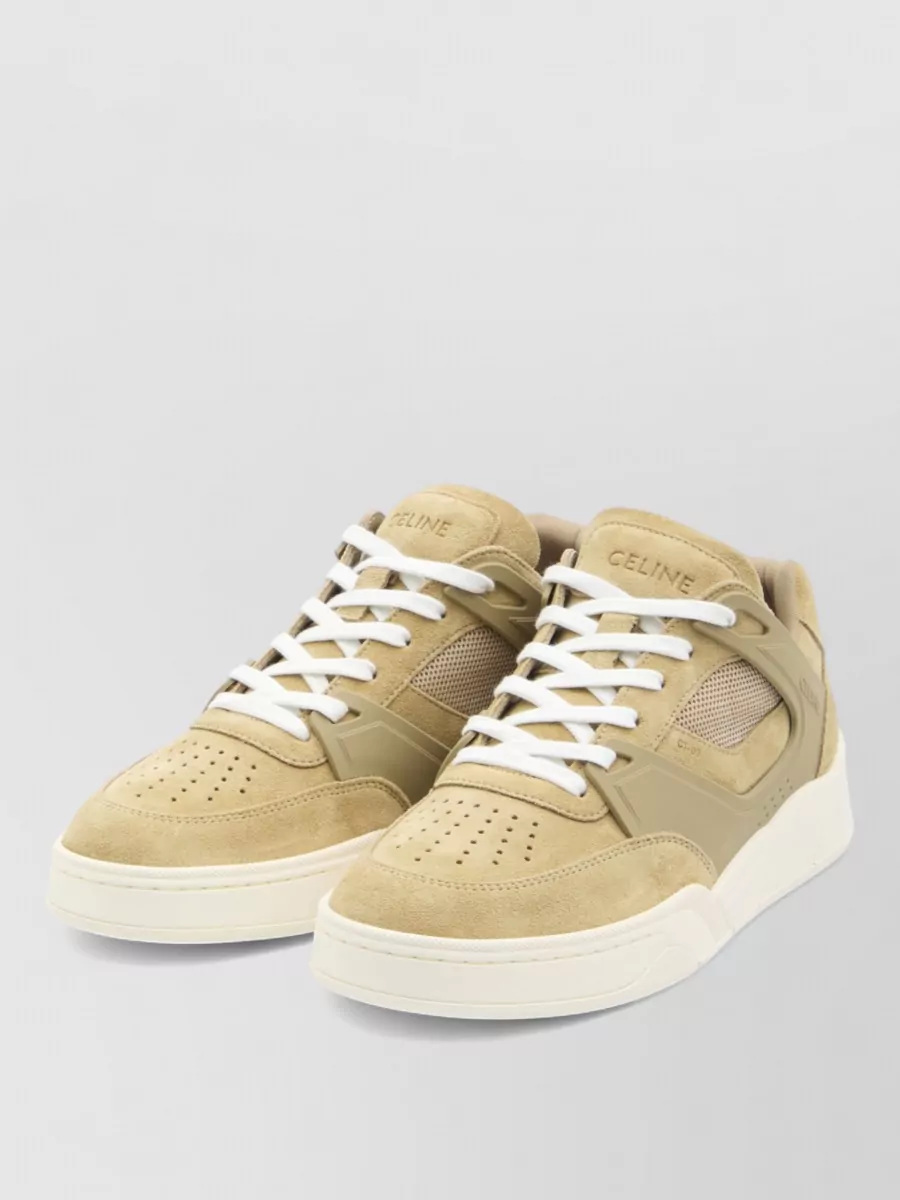 Celine Leather Low-Top Sneakers