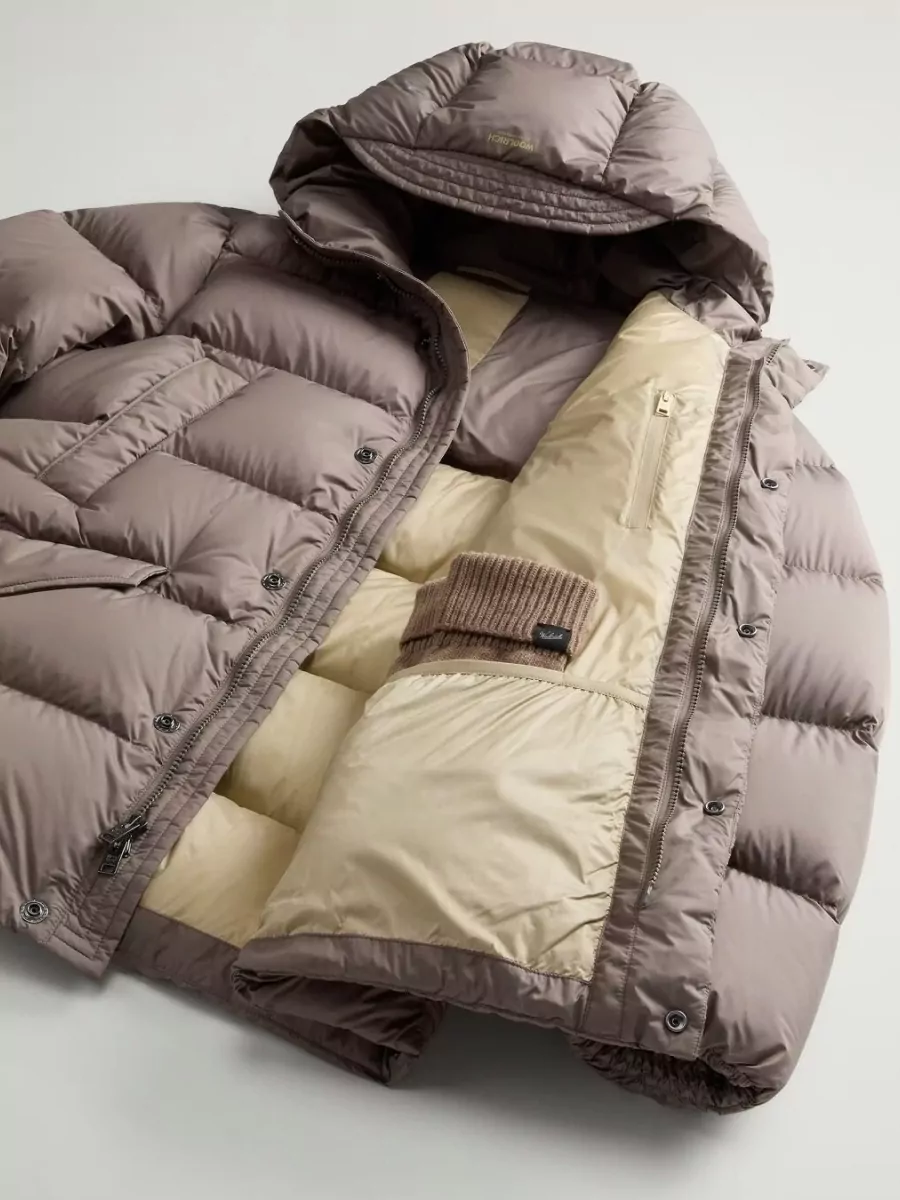 Woolrich Quilted Hooded Parka