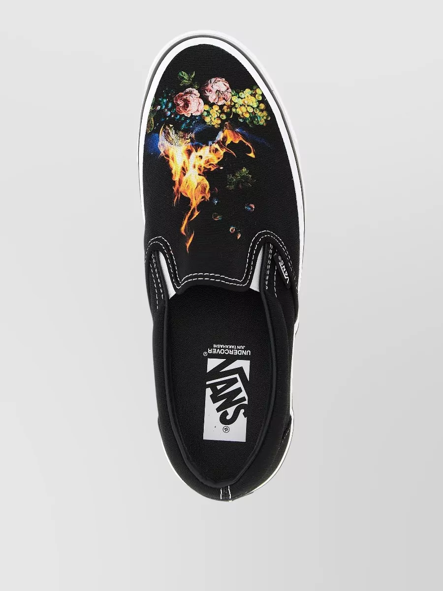 Vans Canvas Printed Slip-On Sneakers