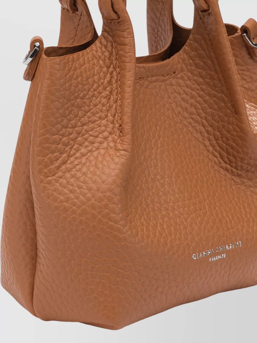 Gianni Chiarini Crossbody Bag Detachable Strap Metal Hardware