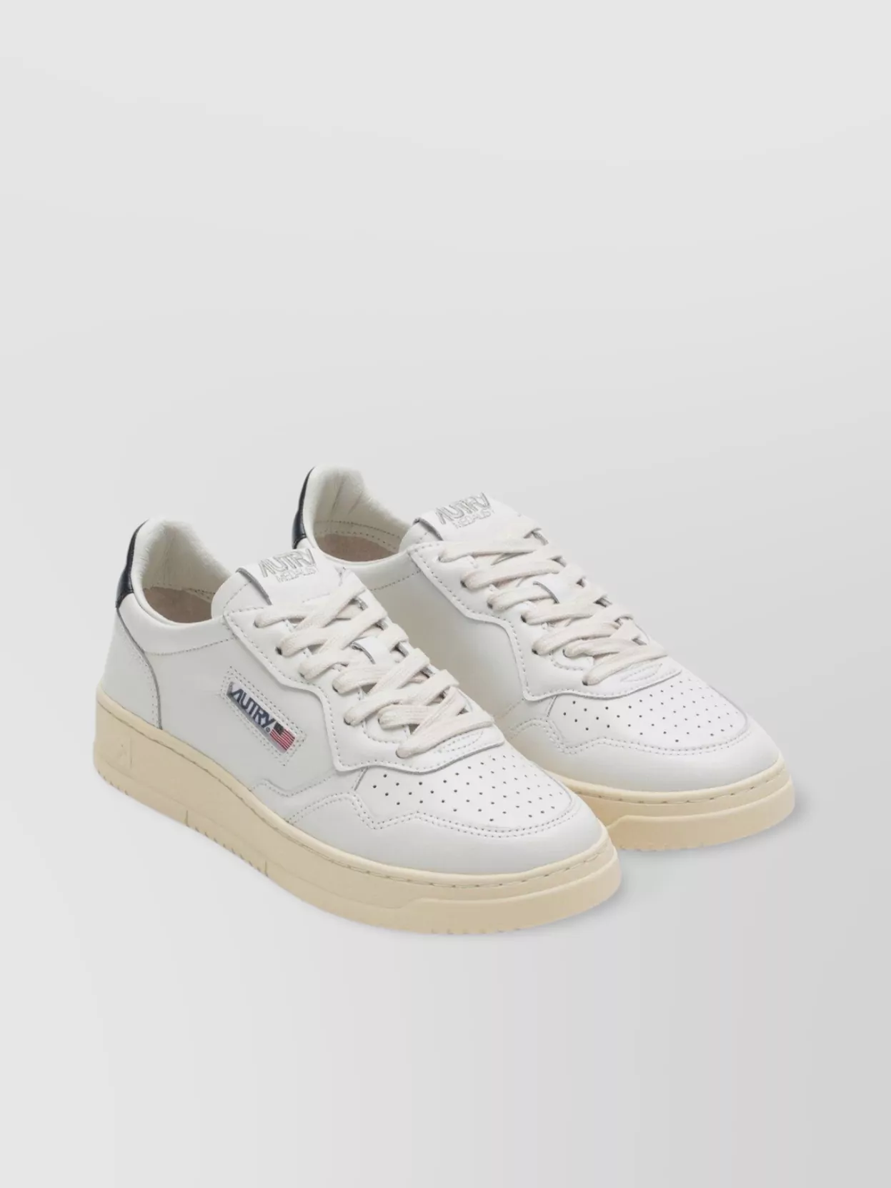 Autry Winner's Perforated Rubber Sole Sneaker