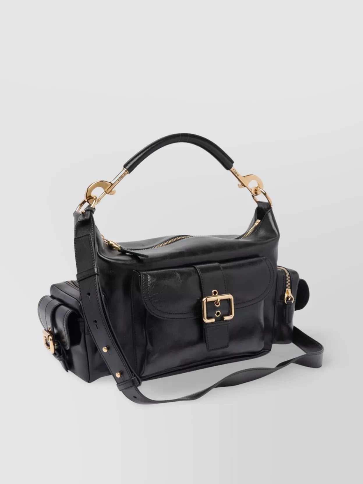 Chloé Shiny Leather Camera Bag