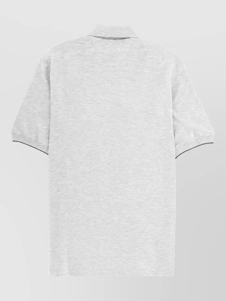 Brunello Cucinelli Polo Shirt Logo Detail Short Sleeves