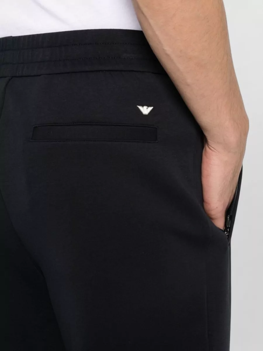 Emporio Armani Cotton Trousers Featuring Side And Back Pockets
