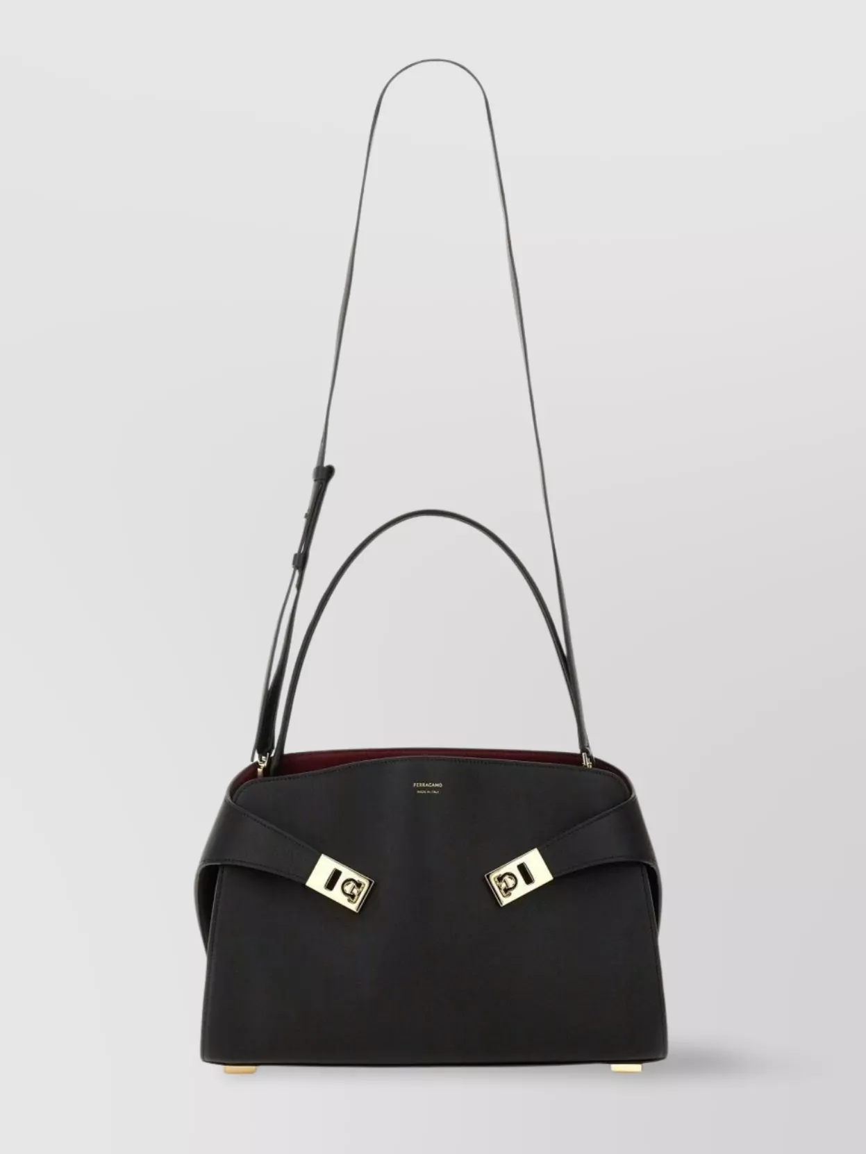 Ferragamo Structured Shoulder Bag Top Handle