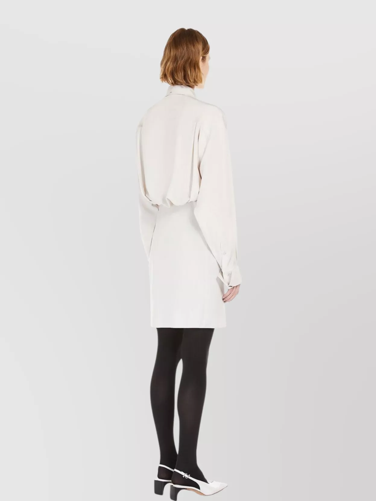 Sportmax Knee Length Dress With Adjustable Waist Tie