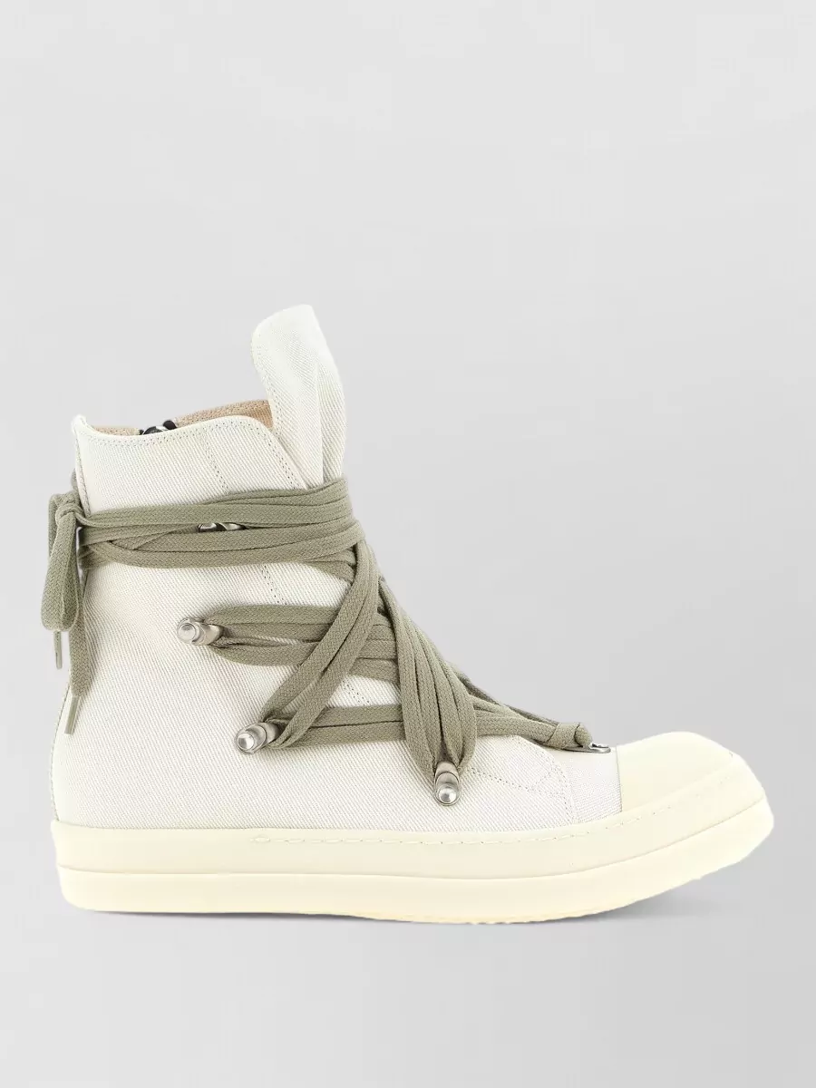 Rick Owens Drkshdw Cotton High-Top Sneakers
