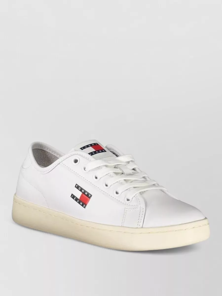 Tommy Hilfiger leather lace-up sneakers