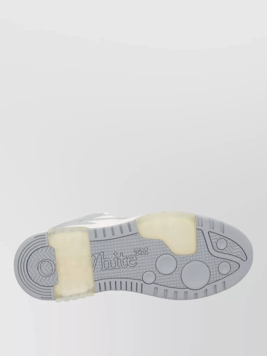 Off-White Leather Low-Top Sneakers