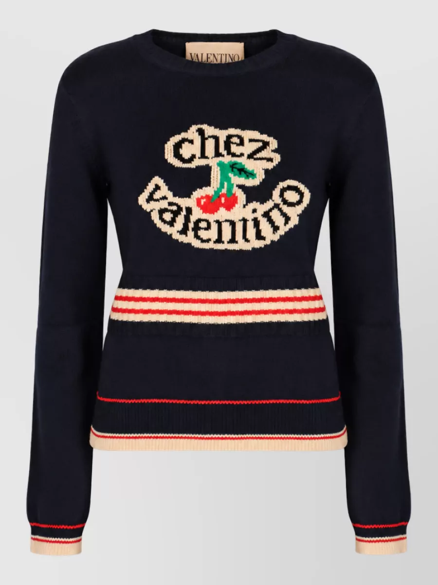 Valentino Garavani Cotton crew-neck jumper