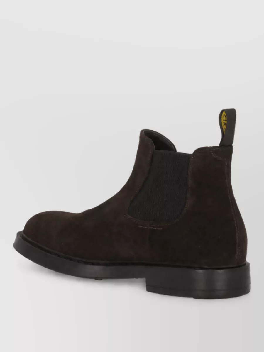 Doucal's Suede Leather Chelsea Ankle Boots