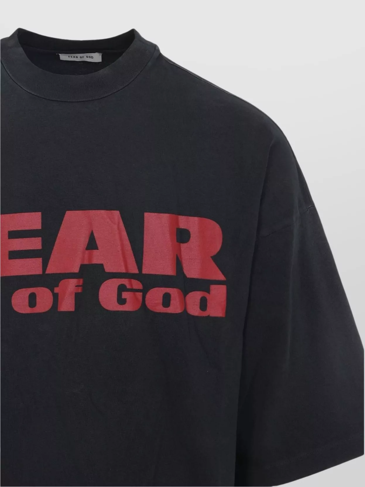 Fear Of God Graphic Print Short Sleeve Crew Neck T-Shirt