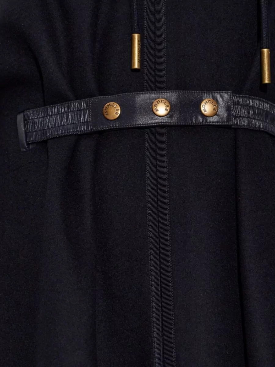 Moncler Wool Hooded Cape