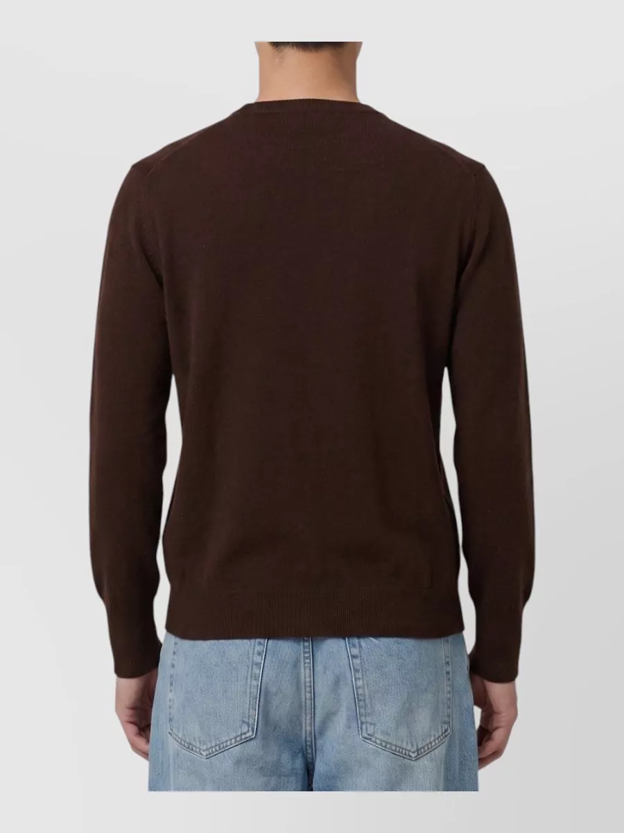 Ballantyne Cashmere Fine-Knit Regular-Fit Crew-Neck Sweater