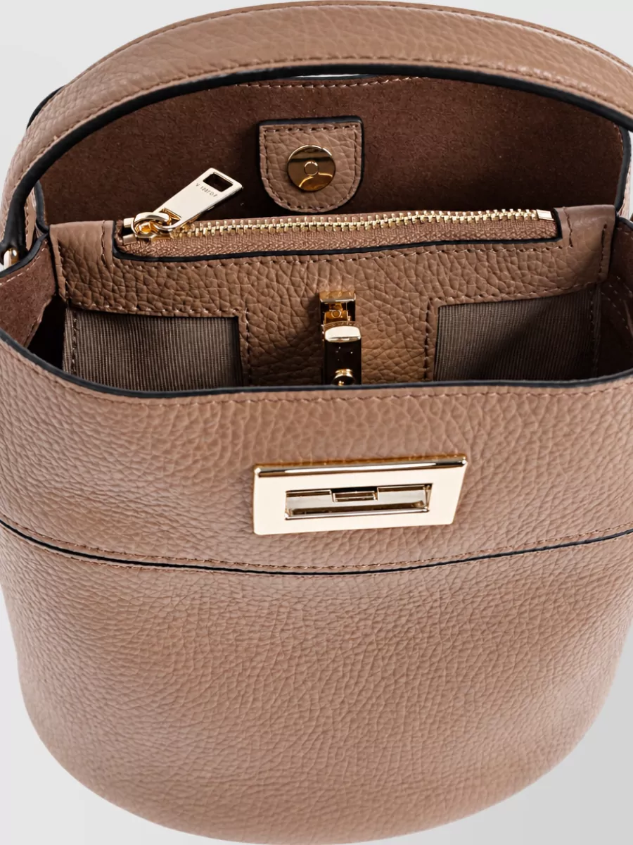 Furla Leather Bucket Bag