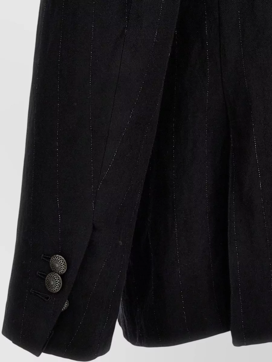 Maurizio Miri Pinstriped Single-Breasted Blazer