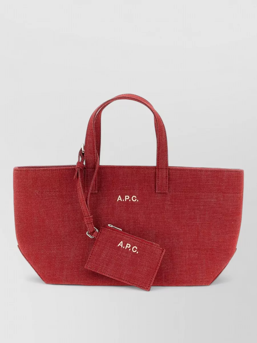 A.p.c. Drummer Small Cotton Tote Bag