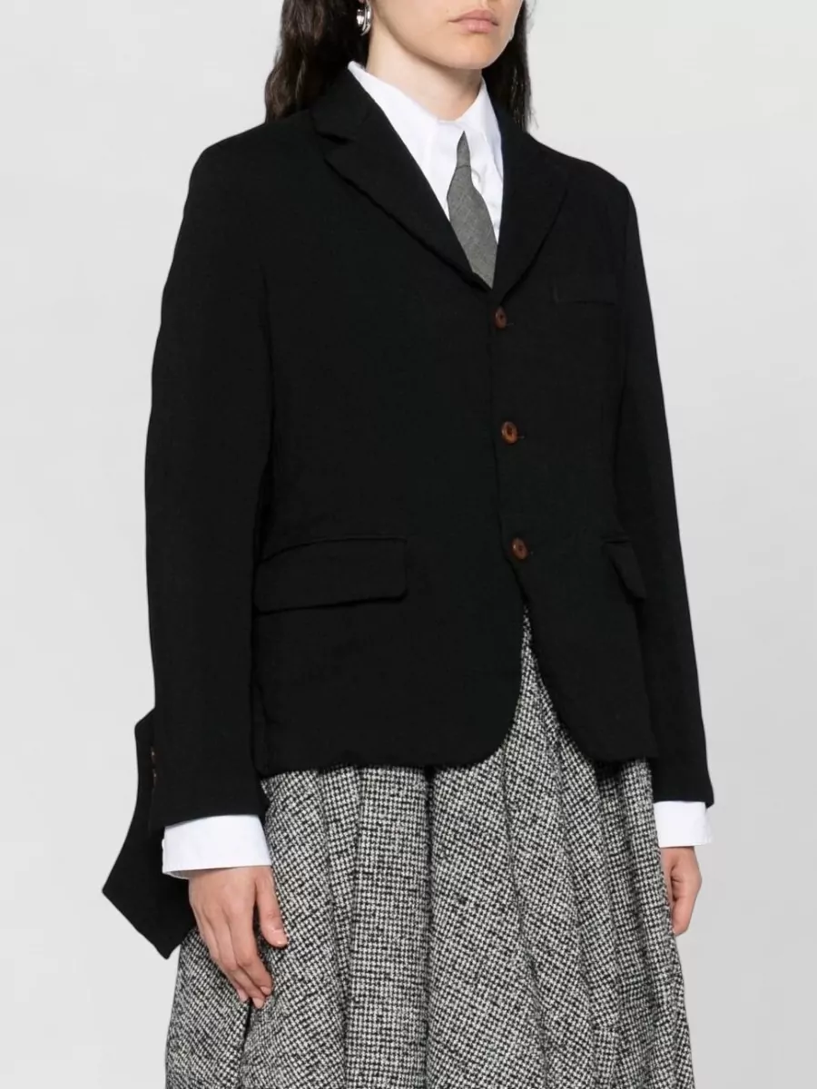 Comme Comme Tailored Jacket Single Breasted Notch Lapel