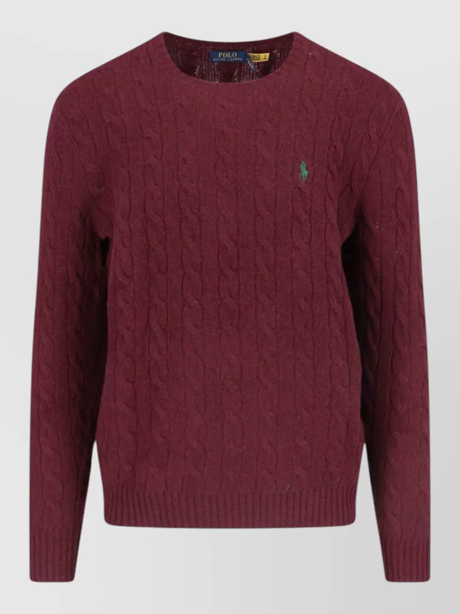 Polo Ralph Lauren cable-knit wool and cashmere crewneck jumper