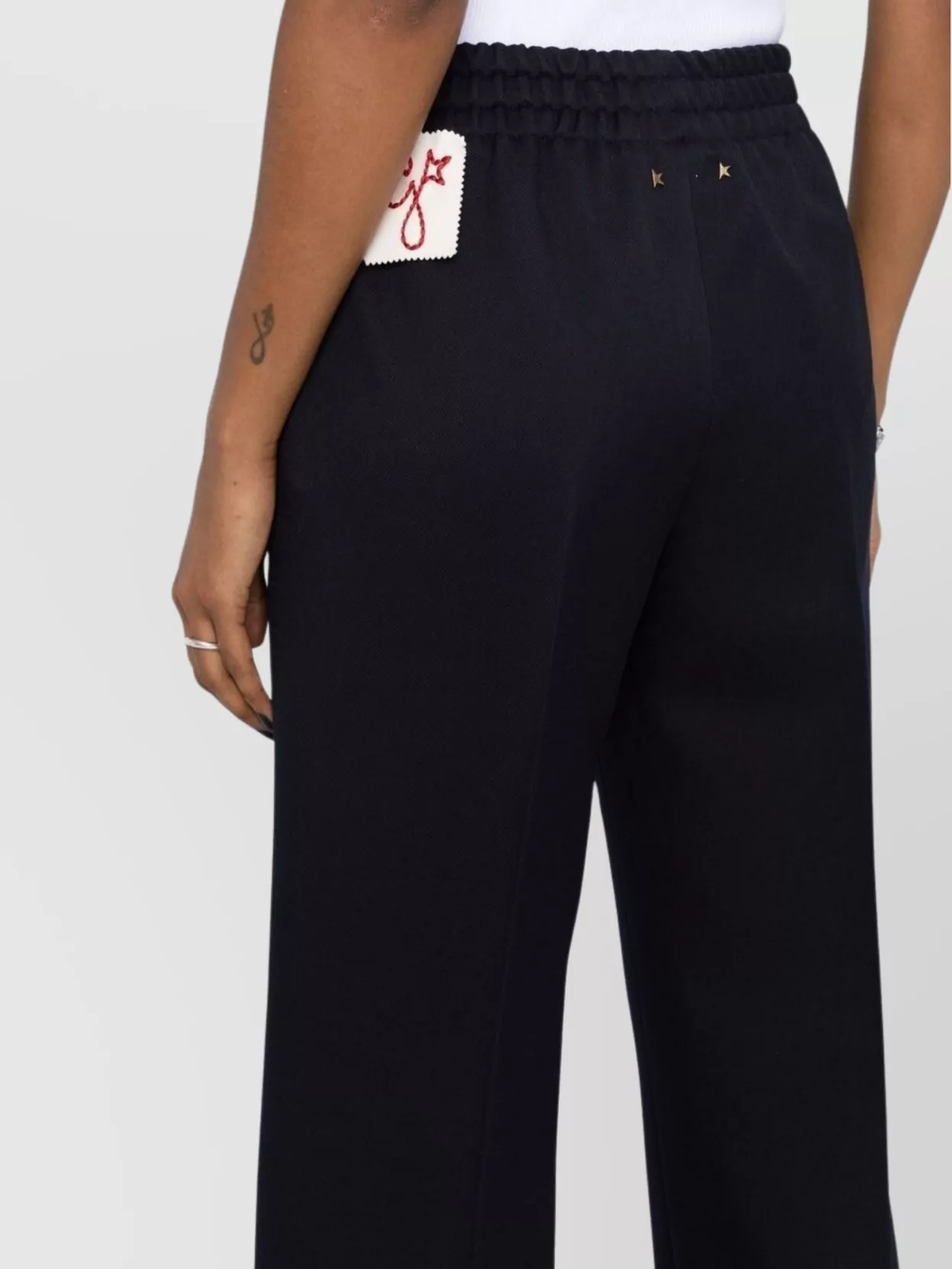 Golden Goose Wool-Blend High-Rise Wide-Leg Trousers