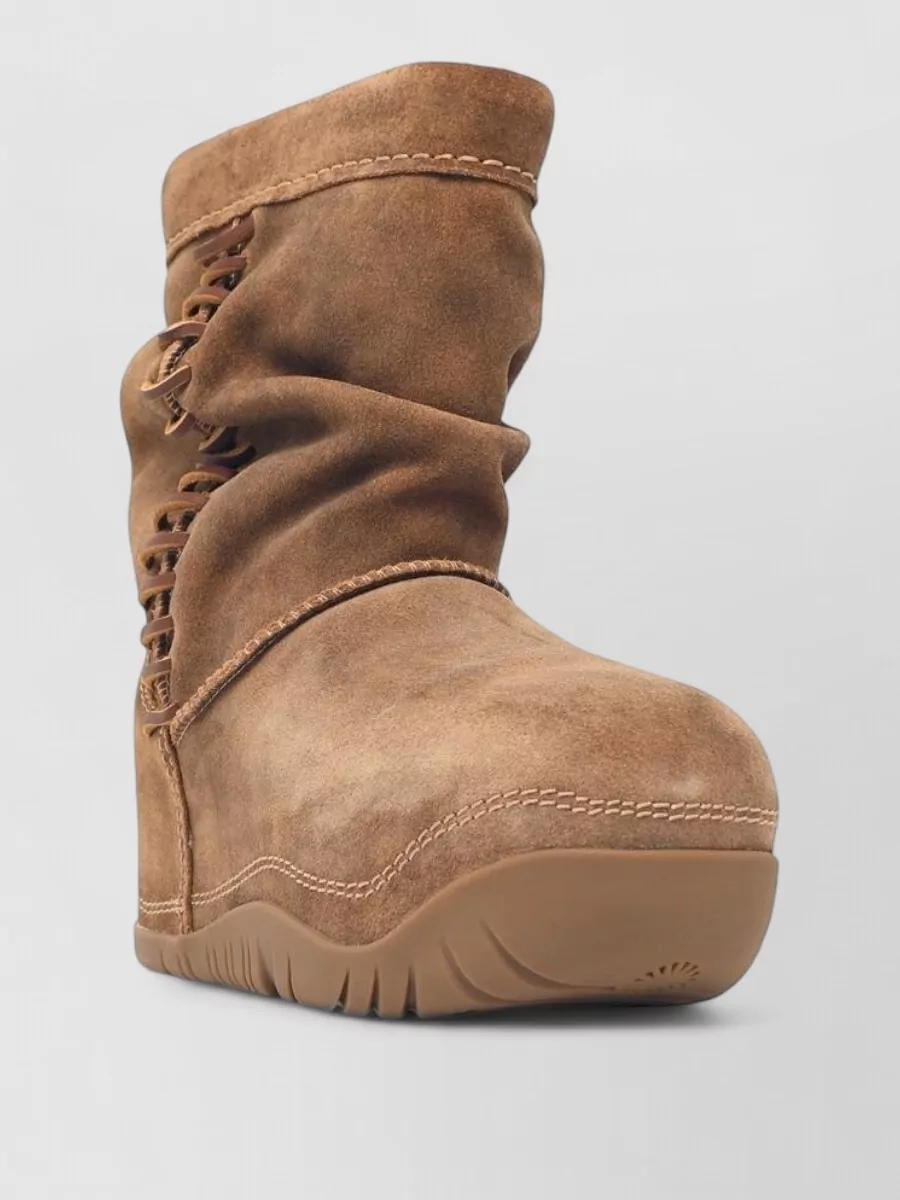 Ugg Leather Ankle Boots
