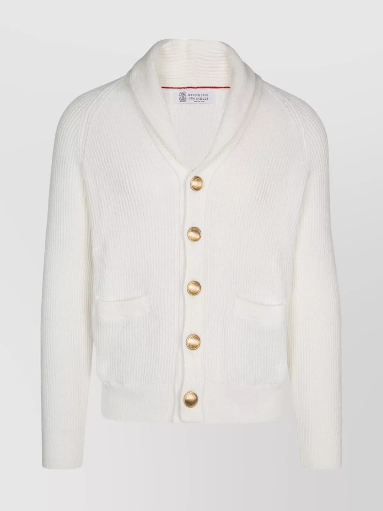 Shop Brunello Cucinelli Textured Front Pocket Sweater