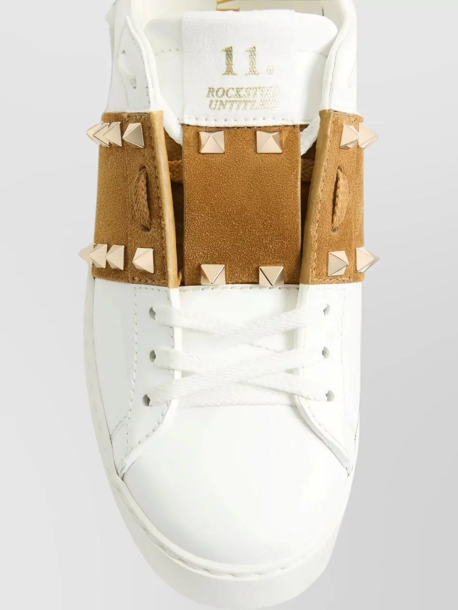 Valentino Leather Low-Top Sneakers