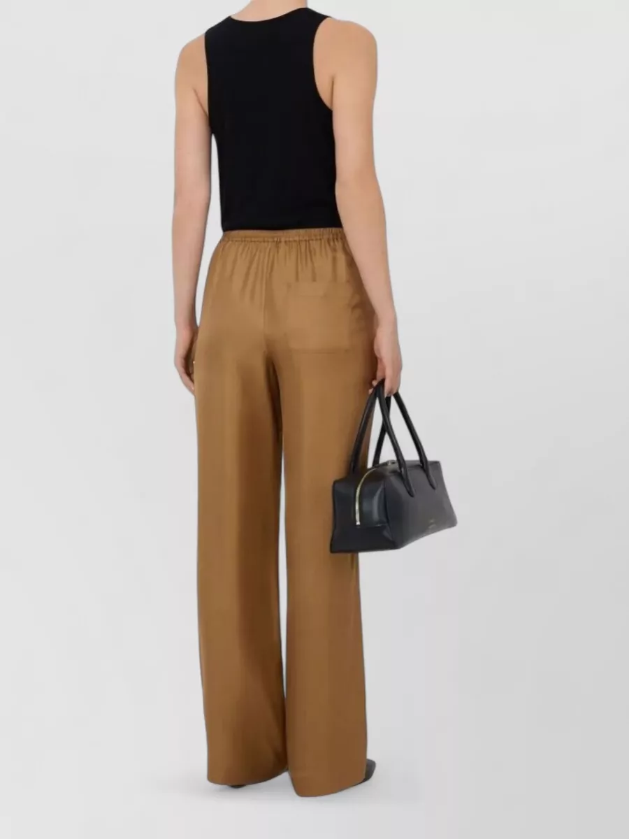 Loulou Studio Silk Wide-Leg Trousers