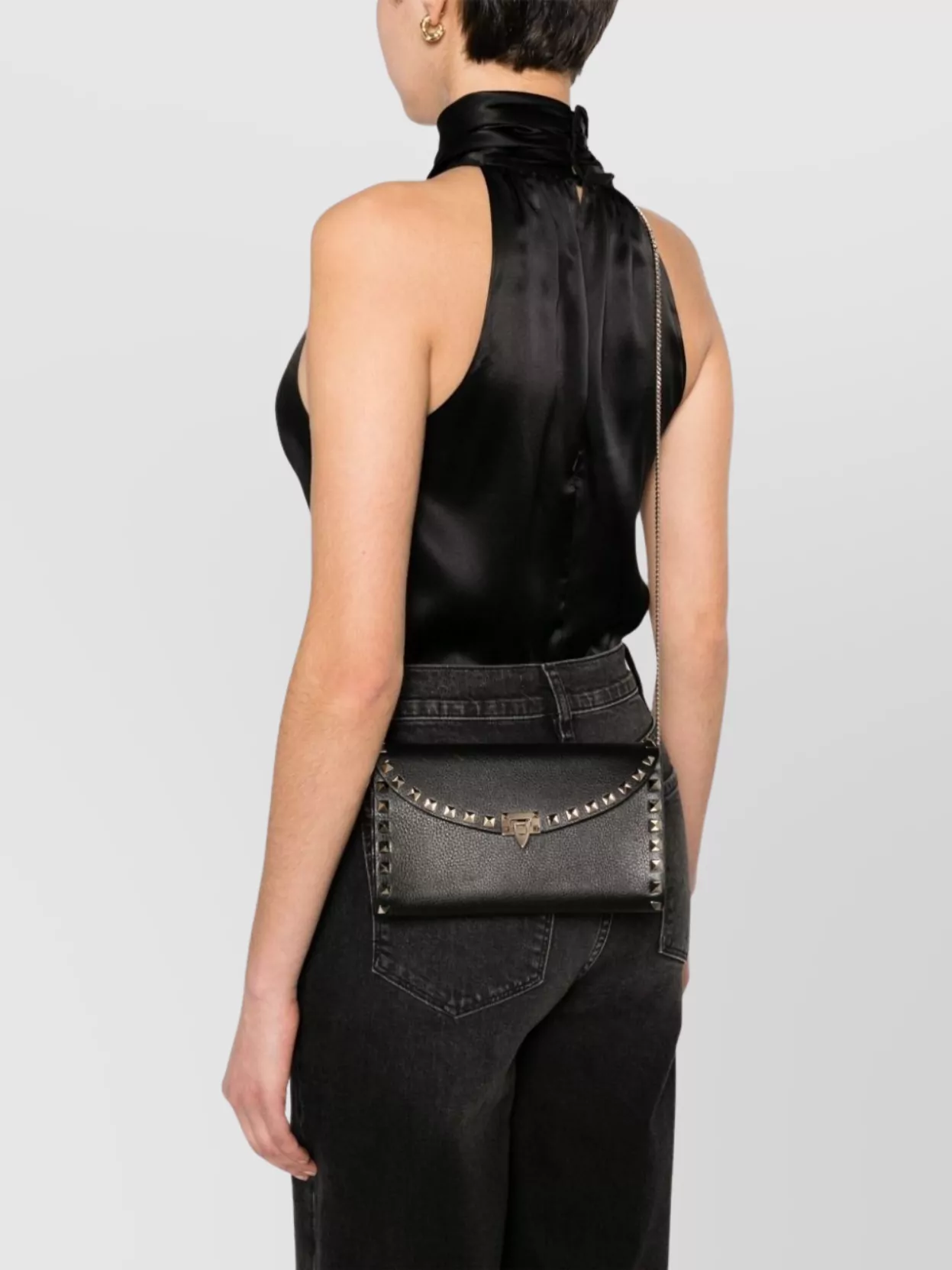 Valentino Garavani Mini Bag With Detachable Strap And Foldover Top