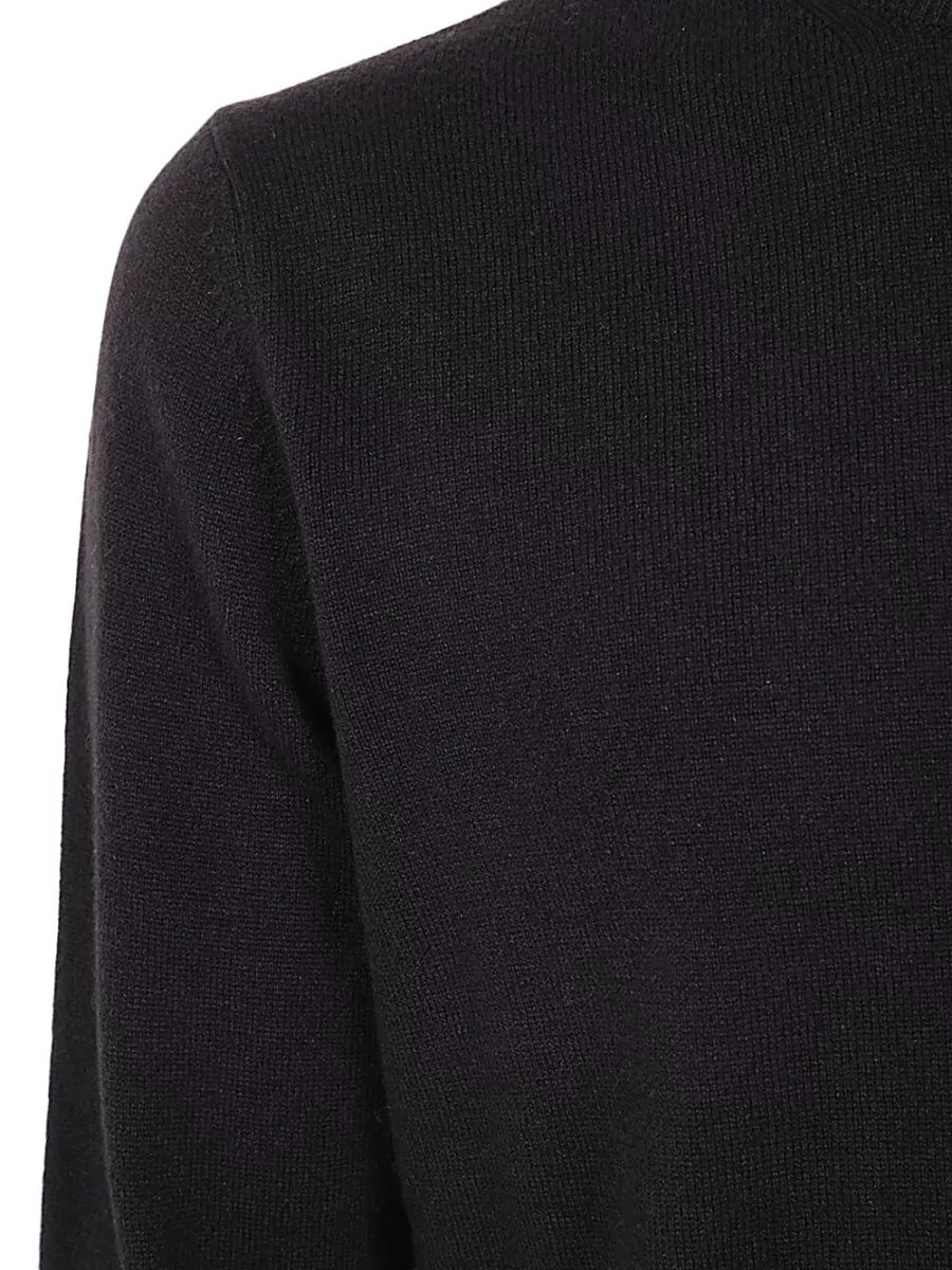 Filippo De Laurentis Silk Cashmere Virgin Wool Long-Sleeve Crew-Neck Jumper