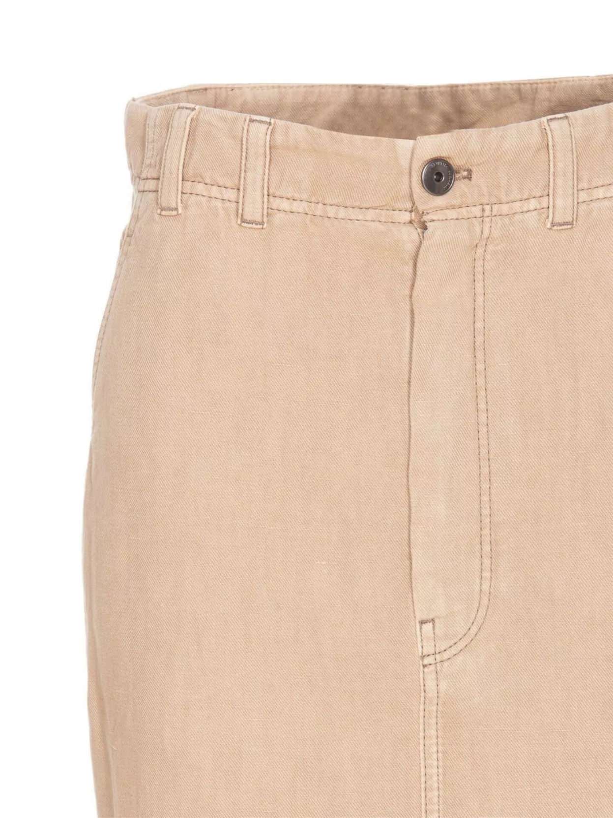 Brunello Cucinelli Skirt With Front Slit And Pockets